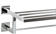 Towell shelf with rail