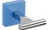 Bright chrome-blue hanger