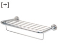 Towell shelf with rail