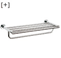 Sinble towell shelf with rail