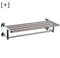 Sinble towell shelf with rail four fixed