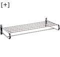 Sinble towell shelf with rail