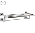 Towell shelf with rail