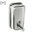 Stainless steel soap dispenser