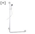 Handle 90º whit shower kit 120x70 cm.