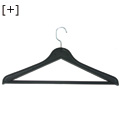 Plastic hanger with normal hook