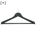 Plastic hanger with anti-theft hook