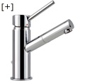 Single-lever basin mixer