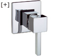 Single-lever concealed shower mixer