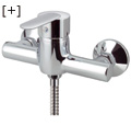 Single-lever shower mixer