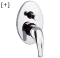 Single-lever concealed bath and shower mixer